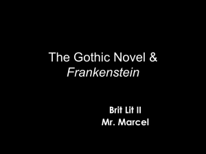 The Gothic Novel & Frankenstein
