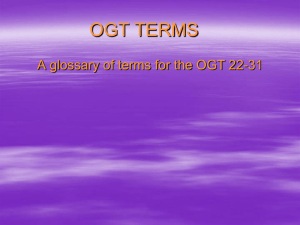 PPT - OGT Terms 22-31