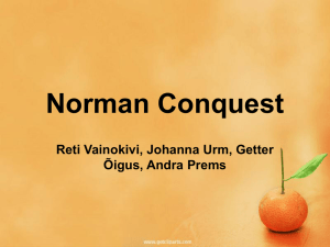 POWERPOINT+norman+conquest