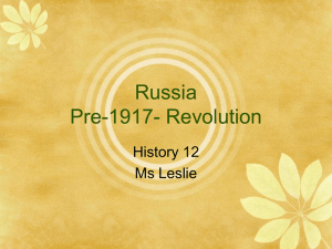 Russia Pre-1917