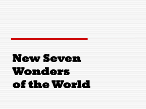 New Seven Wonders of the World - E