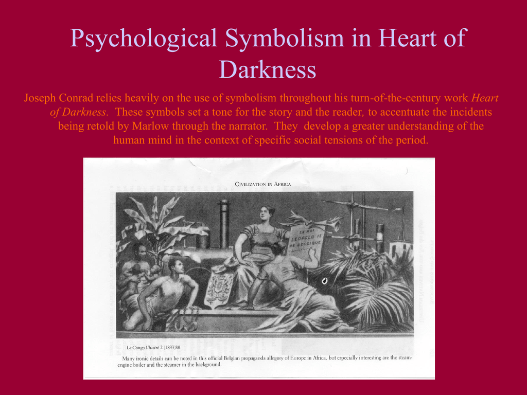 heart of darkness symbols kurtz seperated minds