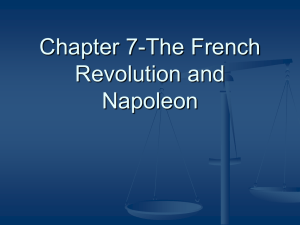 Chapter 7-The French Revolution and Napoleon