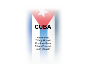 A Taste of Cuba - University of Dayton : Homepages