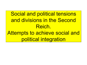 Social and political tensions and divisions in the