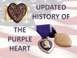 Powerpoint - Military Order of the Purple Heart