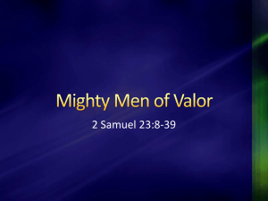 Mighty Men of Valor
