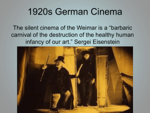 Weimar Cinema Revision 1
