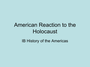 American Reaction to the Holocaust
