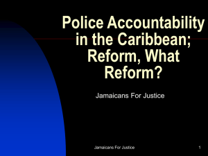 Police Accountability in the Caribbean