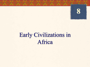 Early Africa ppt