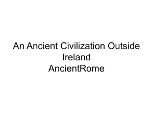 Ancient Rome - Portlaoise College
