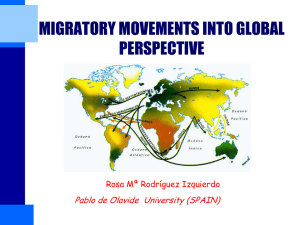Migration into global perspective Rosa Rodriguez