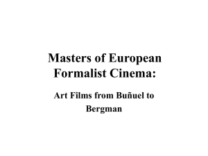 Masters of European Formalist Cinema: Art Films from Buñuel to