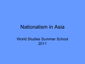 Nationalism in Asia