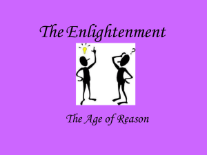Powerpoint of the Enlightenment