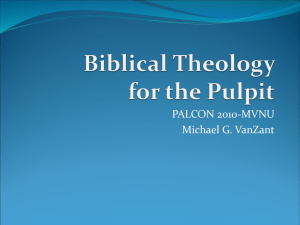 Biblical Theology for the Pulpit