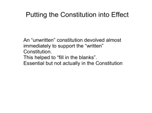 Unwritten Constitution