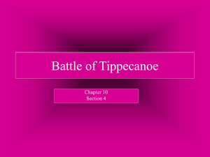 Battle of Tippecanoe - Doral Academy Preparatory