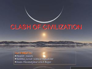 Clash of civilization - Manajemen Pendidikan Dan Pemikiran Islam