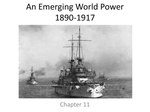 Chapter 11 An Emerging World Power