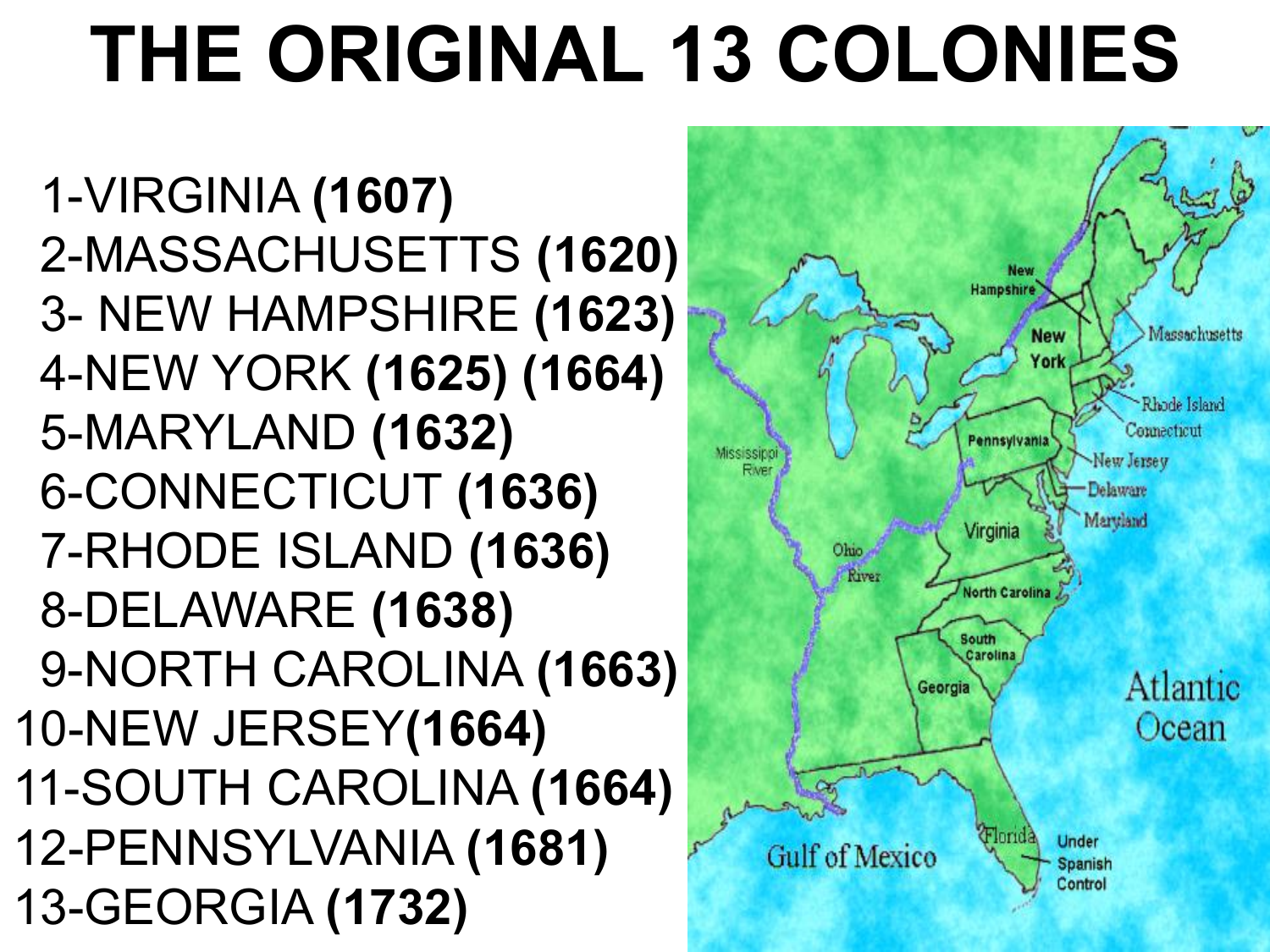 Us Map With The 13 Colonies 13 Colonies Map 1 Inspira - vrogue.co