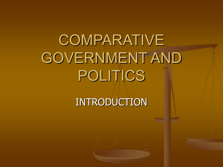research paper on comparative government
