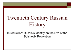 Twentieth Century Russian History