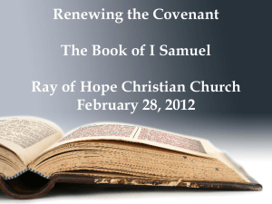 Renewing The Covenant