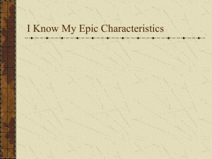 Epic Characteristics