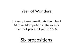 Year of Wonders: Michael Mompellion 1