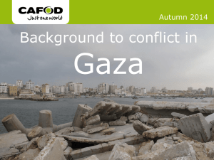 Background to Gaza conflict