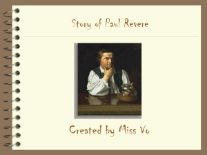 Paul Revere`s Ride - Etiwanda E