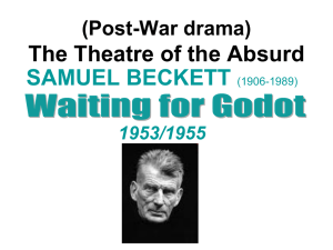 The Theatre of the Absurd and Waiting for Godot