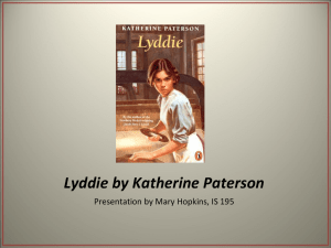 PowerPoint: Lyddie by Katherin Paterson