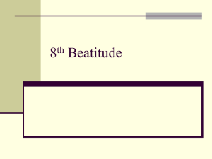 8th Beatitude