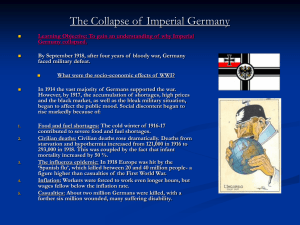 The Collapse of Imperial Germany