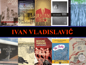 Presentation on the life and work of Ivan Vladislavic
