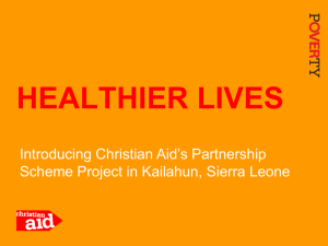 3 Kailahun Health Project - Unitarian Christian Association