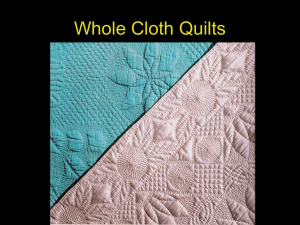 Whole Cloth Quilts