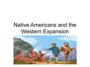 Native Americans and the Western Expansion