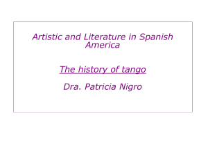 The history of tango - culturespanishamerica