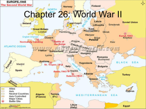 Chapter 26: World War II