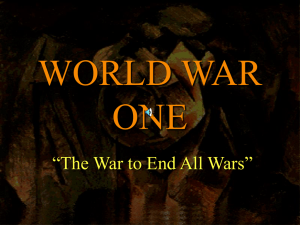 chapter 25 - The Road to World War I