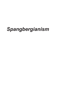 Spangbergianism - Mårten Spångberg