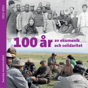 100 år av ekumenik och solidaritet