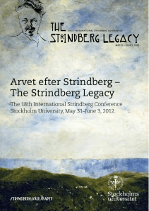 Arvet efter Strindberg – The Strindberg Legacy