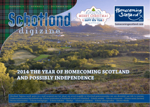 2014 the year of homecoming scotland and possibly independence