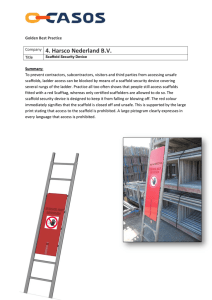 Scaffold Security Device