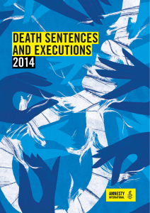 Death Sentences and Executions 2014